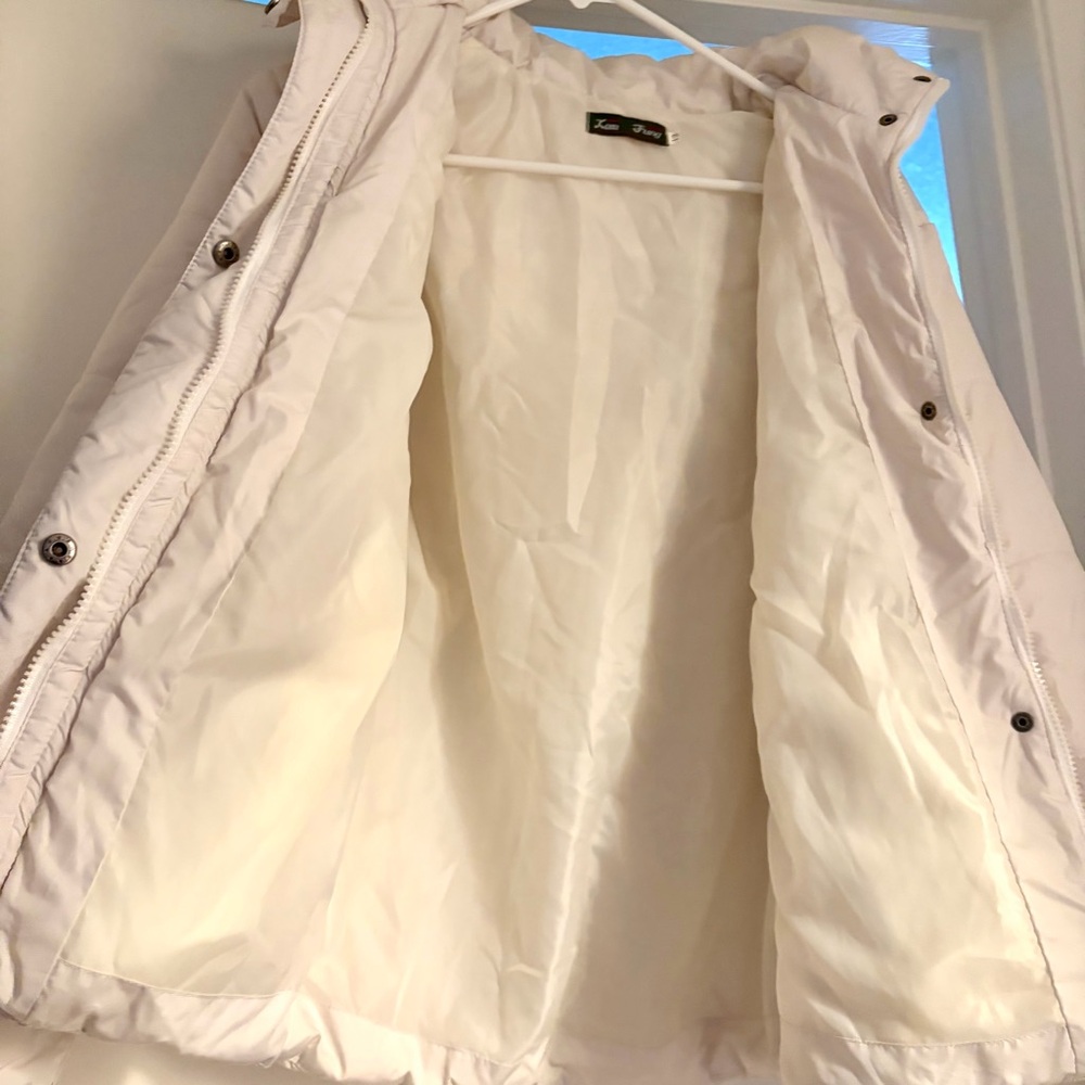 Women's White Puffer Jacket - Picture 6 of 11